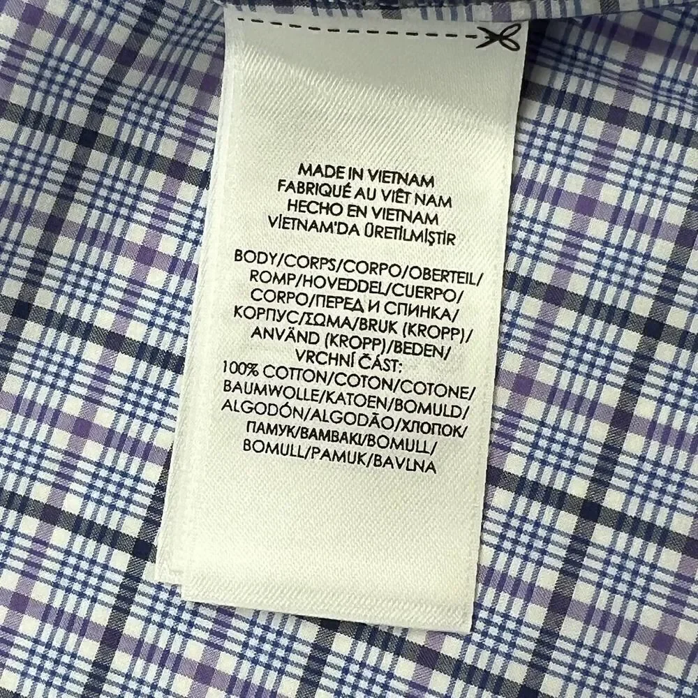 New Ralph Lauren US M Men Blue Shirt Cotton Long Sleeve Button Down Classic Fit - Picture 10 of 11